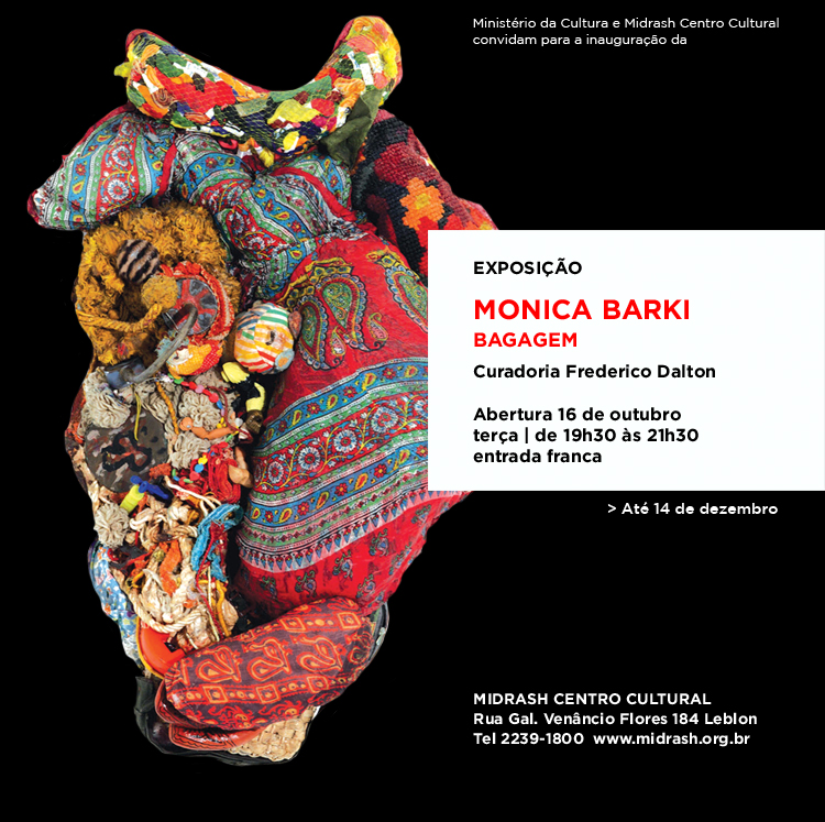 Monica Barki - Convite Expo Bagagem - Midrash 2018